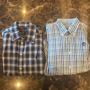 Boys dress shirt bundle size M 10/12